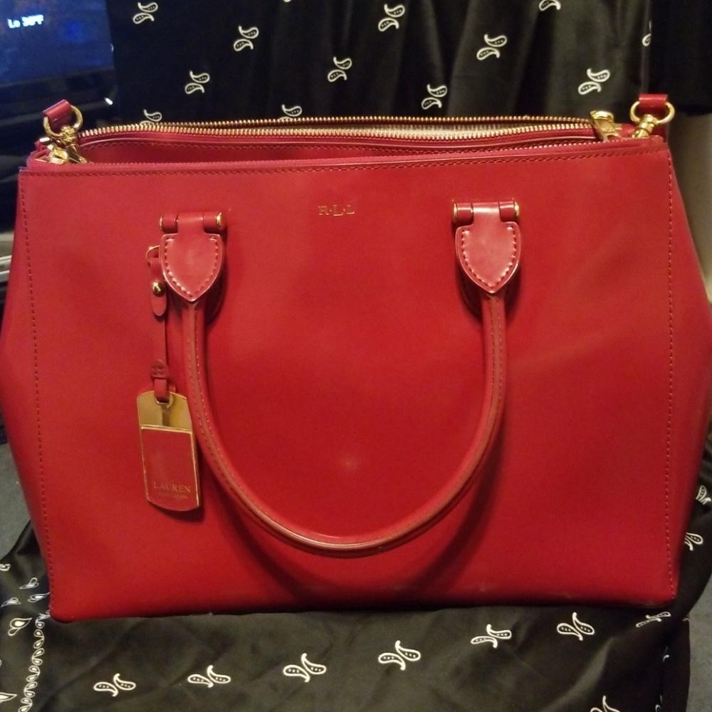 Red Newbury Satchel